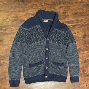 Wind River Men’s Grey/blue Cardigan